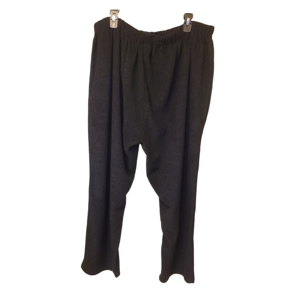 Pajama Lounge Pants Linda Karen Intimates Size 2XL Black